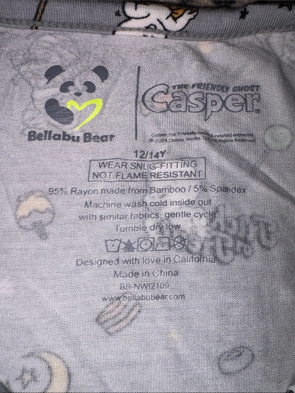 Bellabu Bear Kids Pajama Set